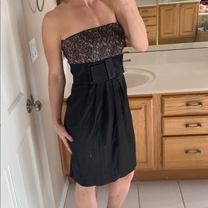 Strapless tuxedo dress  🤵